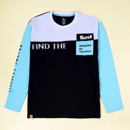 KiddoPanti Boys Colourblocked T-shirt with Joggers Clothing Set image 5