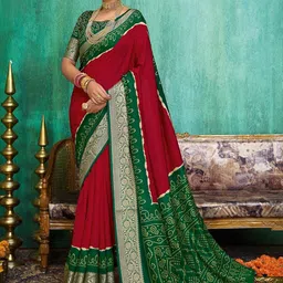 TIRA Solid Tussar Saree-picture-32