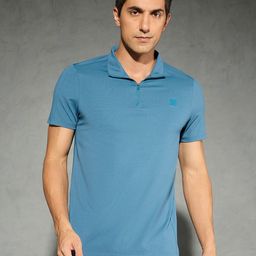 Technosport Men High Neck Antimicrobial Pockets Slim Fit T-shirt-picture-29