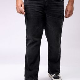 Hardsoda by The Indian Garage Co Men Bootcut Mid Rise Light Fade Stretchable Jeans-picture-31