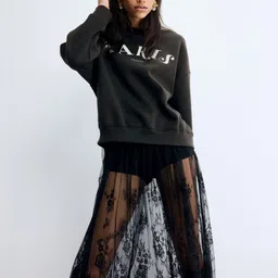 H&M Motif-Detail Sweatshirt image 2