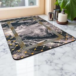 IVAZA Black 1600 GSM Silicone Bath Rugs-picture-9