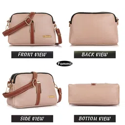 FOMMIL Women Textured Sling Bag image 3