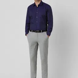 Van Heusen Me Regular Fit Textured Pure Cotton Formal Shirt image 2