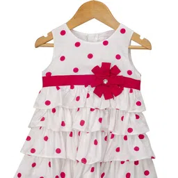 YOUNG BIRDS Girls Printed Fit and Flare Dress-image-91