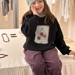 LULU & SKY Girls Printed Sweatshirt image 2