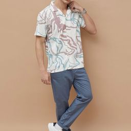 CODE by Lifestyle Men Floral Printed Casual Shirt-picture-11
