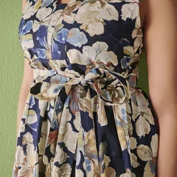 Anouk Printed V-Neck Tunic With Trousers image 4