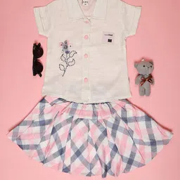 V-Mart Girls Shirt with Skirt-image-67