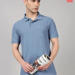 Lux Cozi Men Pack Of 2 Polo Collar Lounge T-shirts-image-61