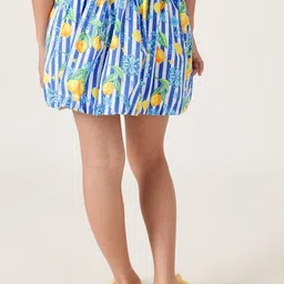 One Friday Girls Multicolor Printed Balloon Skirts image 5