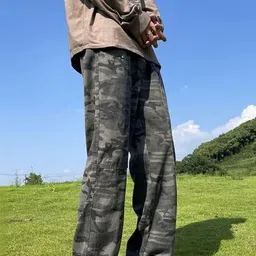 KPOP Men Camouflage Printed Original Trousers image 2