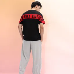 HRX by Hrithik Roshan Brand Logo Detail Typography Printed T-shirt-picture-23