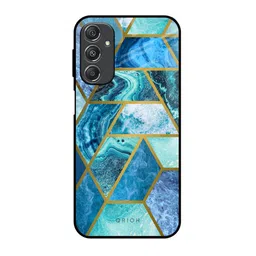 QRIOH Geometric Printed Samsung Galaxy M34 5G Back Case Mobile Accessories-picture-15