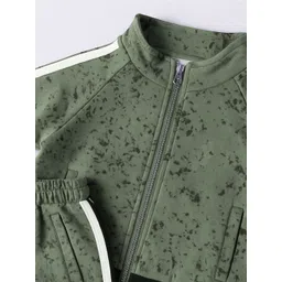 Bold N Elegant Boys Green Cotton Blend Dyed Clothing Set image 3