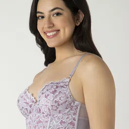 Amante Half Coverage Lightly Padded Bralette Bra image 2