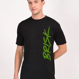 3Colors Typographic Printed Short Sleeves Round Neck Slim Fit T-Shirt-picture-41