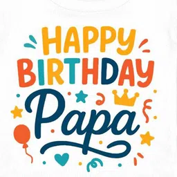 Arvesa Papa First Birthday With Me Printed Bodusuit image 2