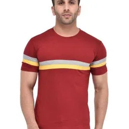 BI FASHION Men Striped Extended Sleeves Pockets T-shirt-picture-41