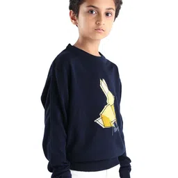 RARE ONES Boys Animal Printed Round Neck Pullover Sweaters image 3