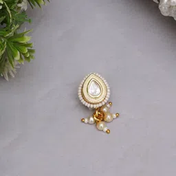 Mali Fionna Gold-Plated Artificial Stones and Beads Stud Nosepin-picture-33
