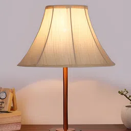 Aura Off White Metal Contemporary Frusturical Shaped Table Lamp-picture-44