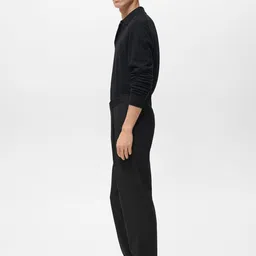 MANGO MAN Regular Fit Pleated Formal Trousers image 5