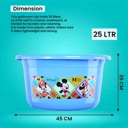 Aura White & Blue 3 piece Abstract Plastic Bath Accessories Set image 5