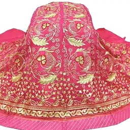 bherva tex Embroidered Semi Stitched Rajputi Poshak image 5