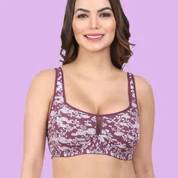 Amour Secret Floral Bra Half Coverage Lightly Padded image 4