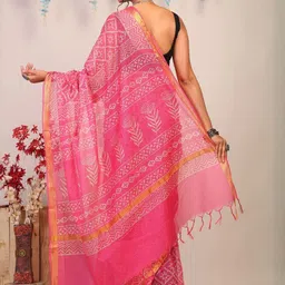ANUTTARA Ethnic Motifs Zari Kota Saree image 5