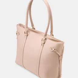 Forever Glam by Pantaloons Textured PU Structured Tote Bag-picture-31