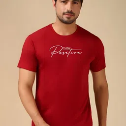 SZN Men Typography Printed Round Neck T-shirt image 1