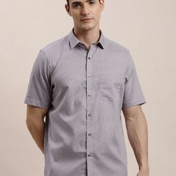 Turtle Men Standard Fit Floral Printed Spread Collar Cotton Formal Shirt-picture-24