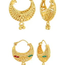 VIVASTRI Women Gold-Plated Alloy Earrings-picture-33
