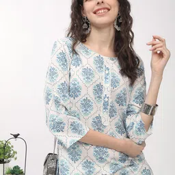 R&B Floral Printed Straight Kurta image 1