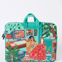 Chumbak Slow Living Unisex Printed Laptop Sleeve-picture-54