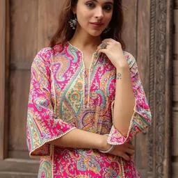 KKOUTFITS Women Paisley Printed Kurta-image-14
