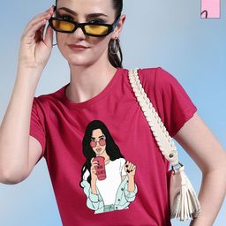 Metronaut Women 2 Printed Bio Finish T-shirt-picture-5