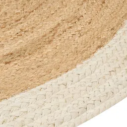 Art Avenue Conan Beige Circular Shaped Hemp Carpet image 3