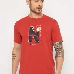 Duke Graphic Printed Round Neck Applique Slim Fit Cotton T-shirt-picture-16