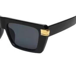 Arzonai Unisex Black Lens & Black Sunglasses With UV Protected Lens image 2