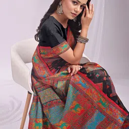 Astita Ethnic Motifs Woven Design Saree image 5