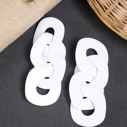 YouBella Contemporary Drop Earrings-image-87