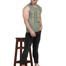 SLOWLORIS Pack Of 2 Printed Bio-Wash Gym Vest image 3