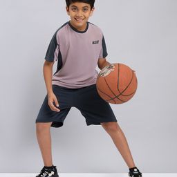 Technosport Boys Colourblocked Antimicrobial Slim Fit Sports T-shirt-picture-30