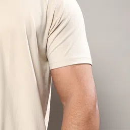 Instafab Plus Regular Fit Cotton Knitted T-shirt image 4