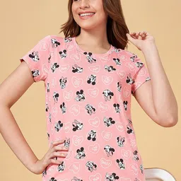 Dreamz by Pantaloons Printed Pure Cotton Lounge Tshirts image 2