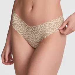 Victoria's Secret PINK Printed Low-Rise Seamless No-Show Thong Briefs 112467207B9K-image-38