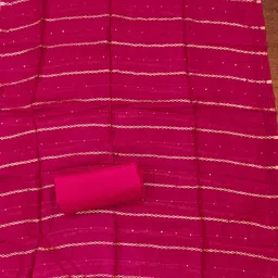 MANVAA Embroidered Unstitched Dress Material image 4